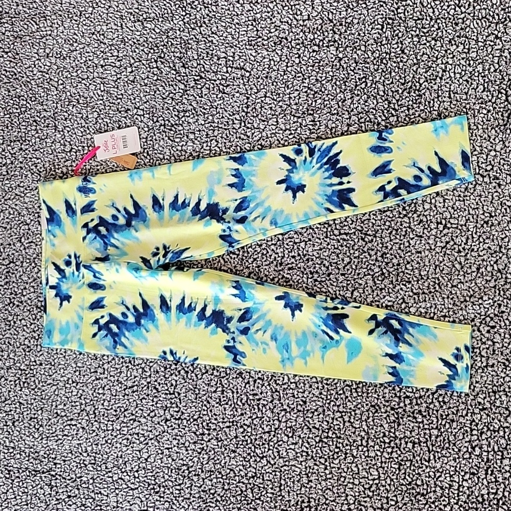 Justice Girls Tie Dye Leggings Size L 14/16 Plus